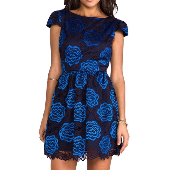 Alice + Olivia Dresses & Skirts - Alice + Olivia Embroidered Lace Dress Sz 6 EUC